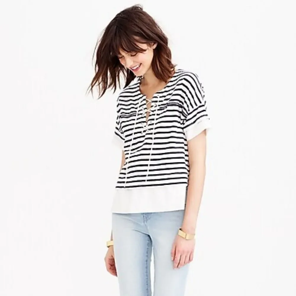 J. Crew swingy striped